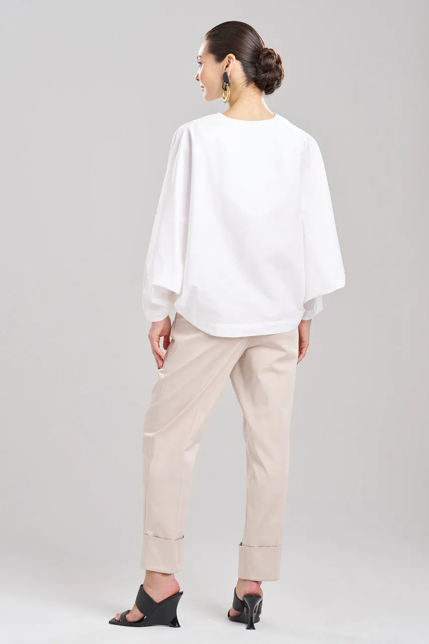 Cotton Poplin Embroidered V-Neck Top sold by Natori product image thumbnail 2