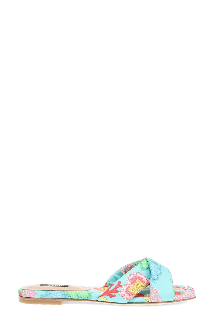 Vitta Hinami Slide Sandals - aqua sold by Natori product image thumbnail 2