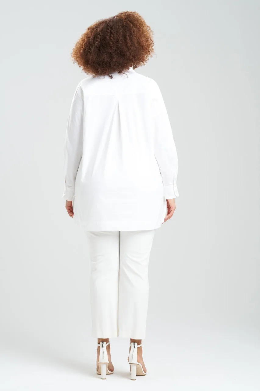 Cotton Poplin El Nido Embroidery Oversized Top sold by Natori product image thumbnail 2