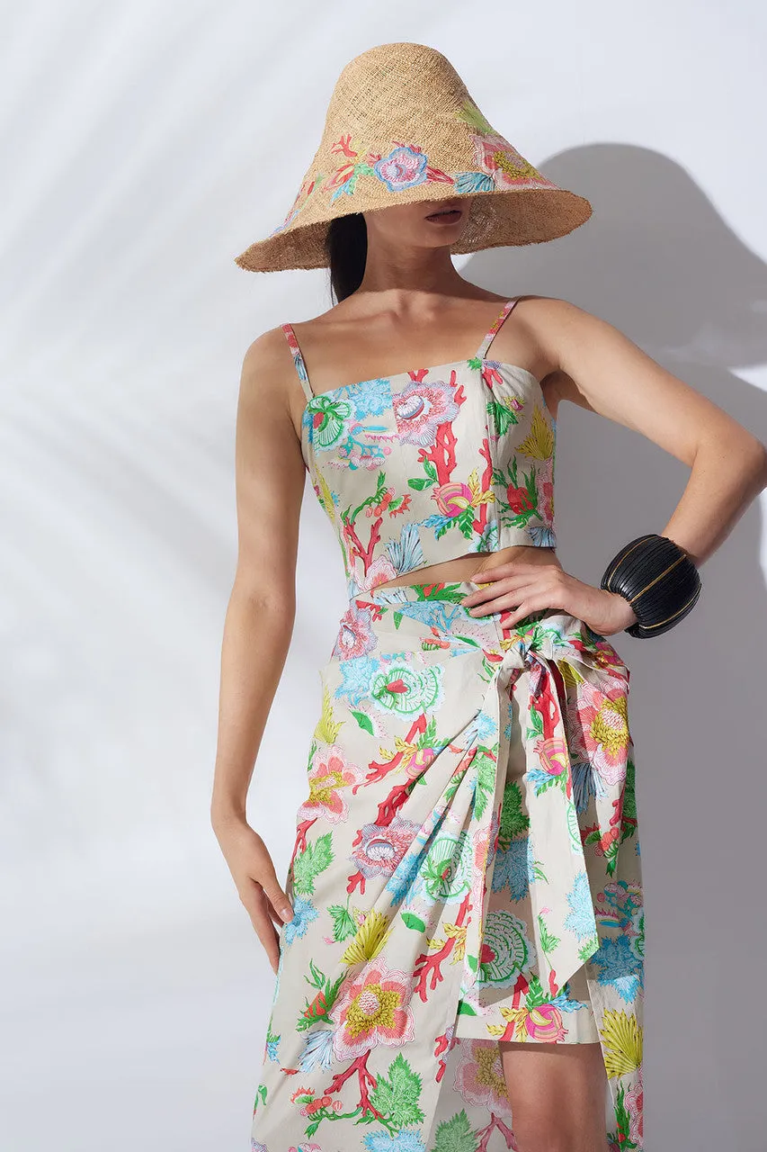 Amanpulo Cotton Poplin Bustier sold by Natori product image thumbnail 3