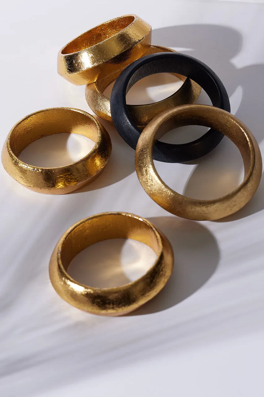 Acacia Wooden Bangle Set sold by Natori product image thumbnail 3