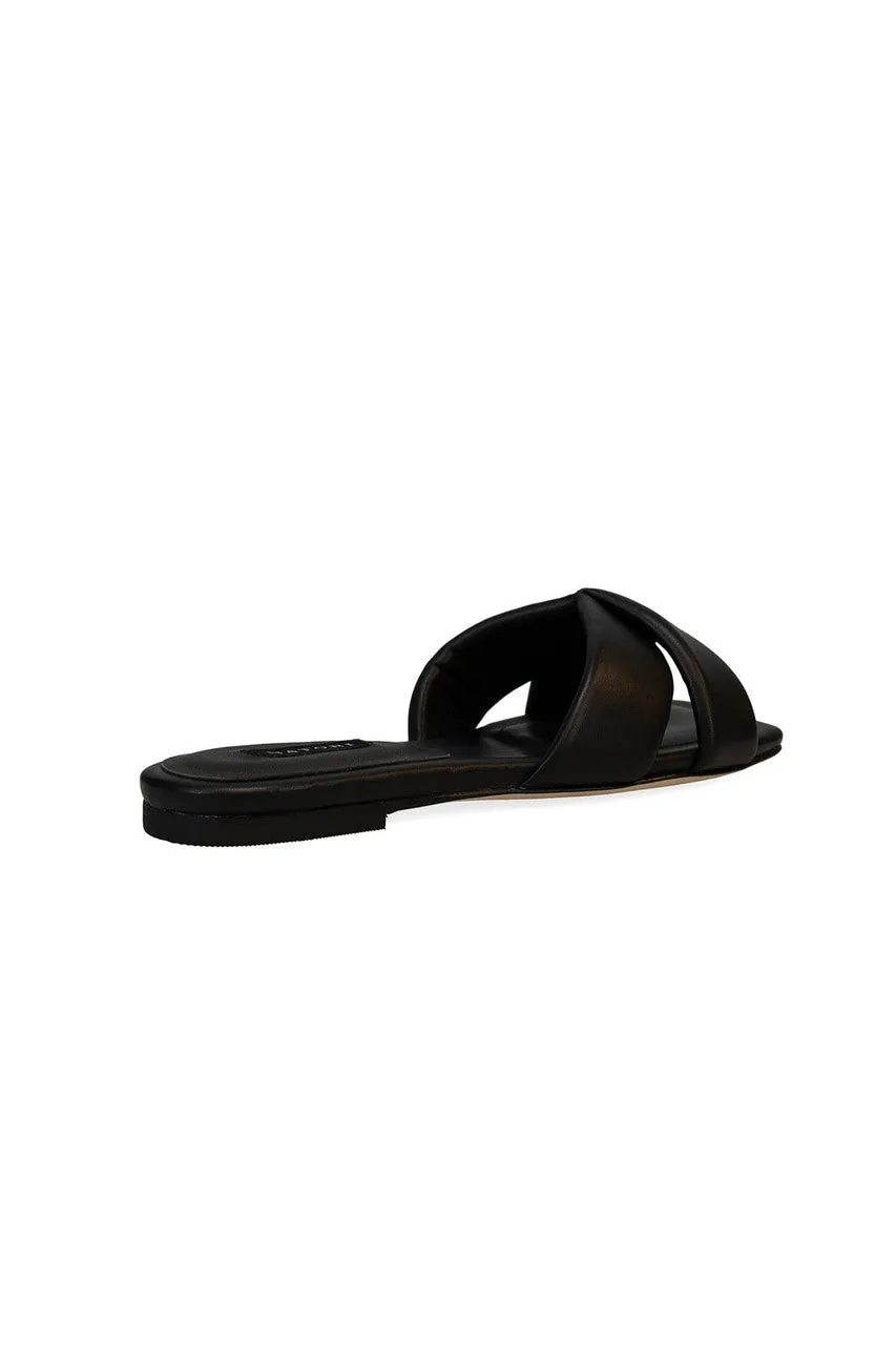 Vitta Nappa Leather Slide Sandals - Black sold by Natori product image thumbnail 5