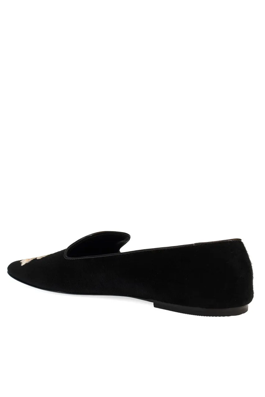 Edda Suede Embroidered Loafer sold by Natori product image thumbnail 2