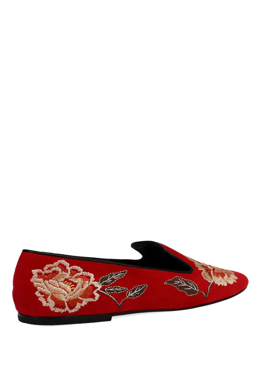 Edda Suede Embroidered Loafer sold by Natori product image thumbnail 3