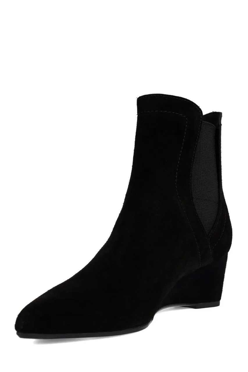 Gaisha-Su Suede Wedge Bootie sold by Natori