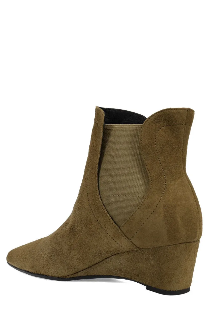 Gaisha-Su Suede Wedge Bootie sold by Natori product image thumbnail 5