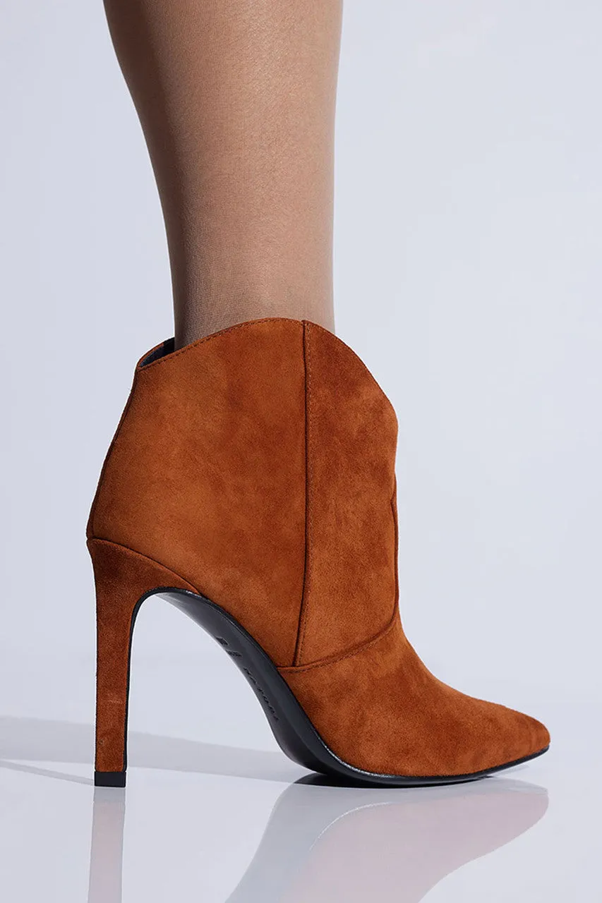 Leiko Suede Heel Bootie sold by Natori product image thumbnail 3
