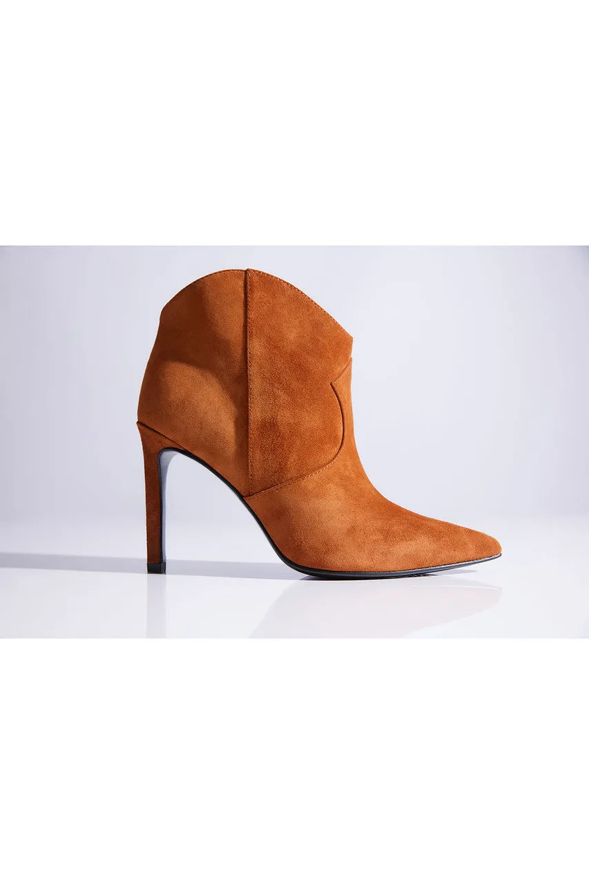 Leiko Suede Heel Bootie sold by Natori product image thumbnail 2