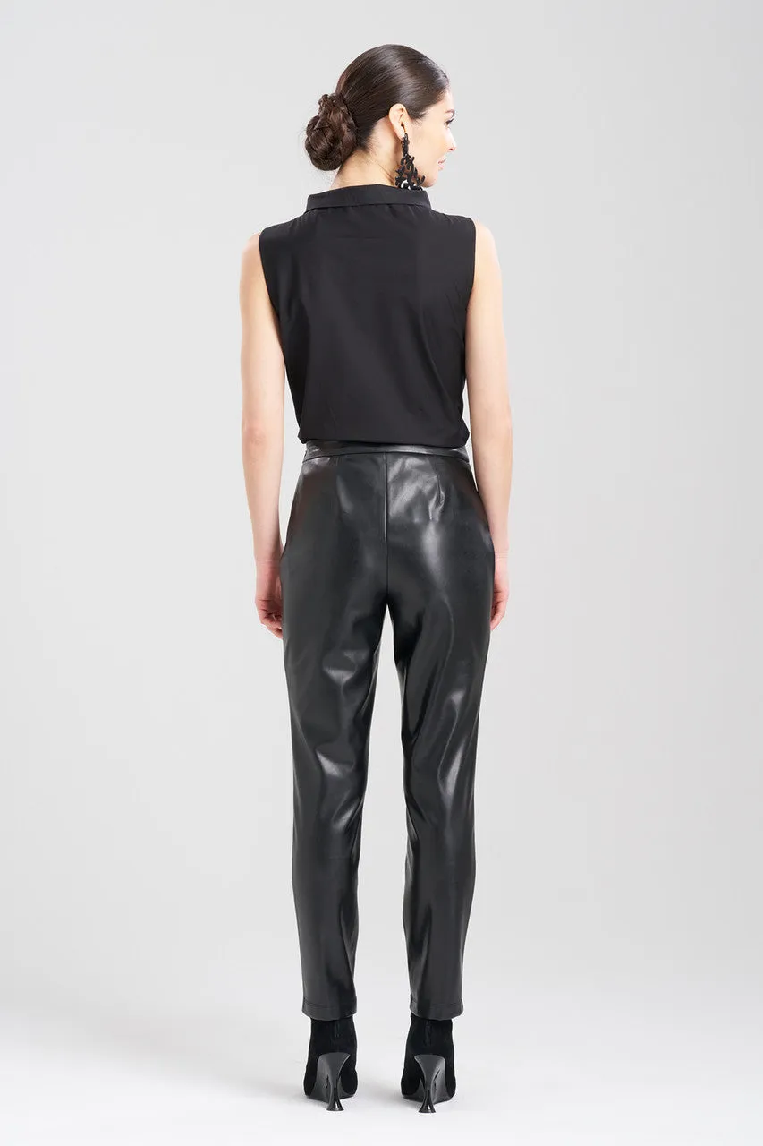 Vegan Luxe Lambskin Ankle Pants sold by Natori product image thumbnail 4