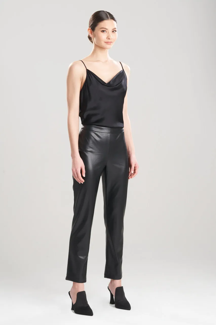 Vegan Luxe Lambskin Ankle Pants sold by Natori product image thumbnail 3