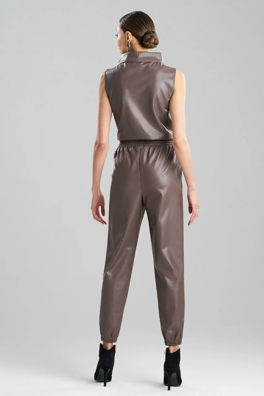 Vegan Luxe Lambskin Jogger Pants sold by Natori product image thumbnail 2