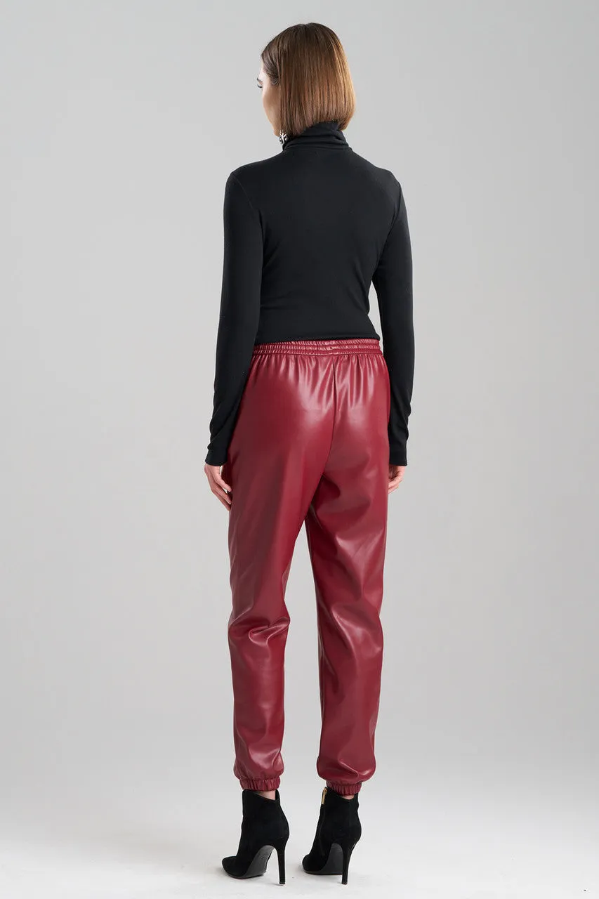 Vegan Luxe Lambskin Jogger Pants sold by Natori product image thumbnail 2