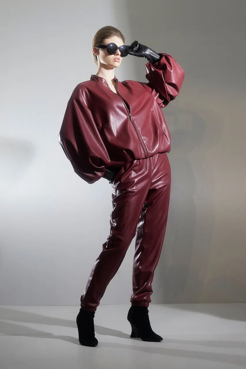 Vegan Luxe Lambskin Jogger Pants sold by Natori product image thumbnail 4