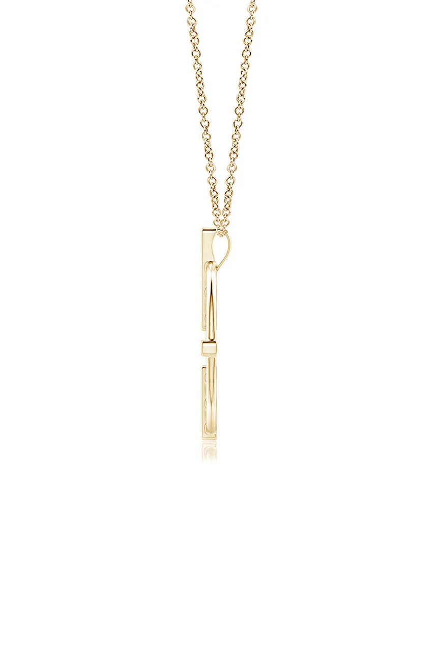 Infinity Concentric Circle 14K Gold Pendant Necklace sold by Natori product image thumbnail 2