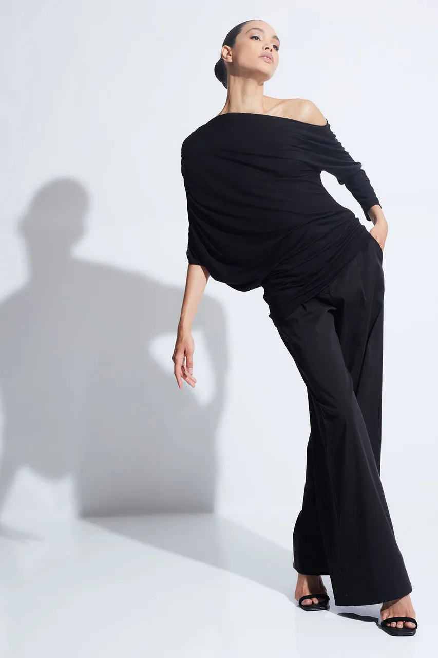 TENCEL™ Jersey Asymmetrical Ruched Top sold by Natori product image thumbnail 5