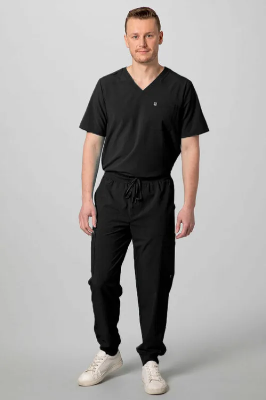 Men's 2-Pocket V-Neck Scrub Top sold by Natori