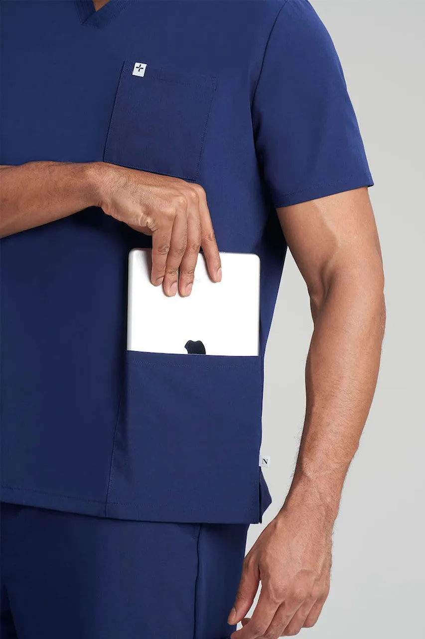 Men's 3-Pocket V-Neck Scrub Top sold by Natori product image thumbnail 3