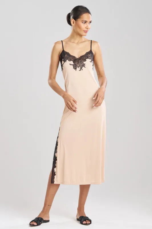 Enchant Lace Slit Slip Dress sold by Natori