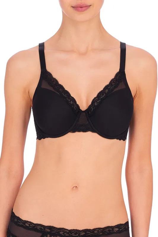 Feathers Full Figure Contour Underwire Bra sold by Natori