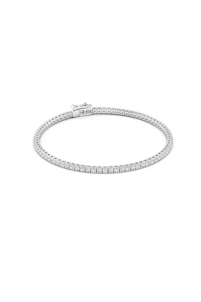 Shangri-La 14K Gold and Diamond Tennis Bracelet sold by Natori product image thumbnail 3