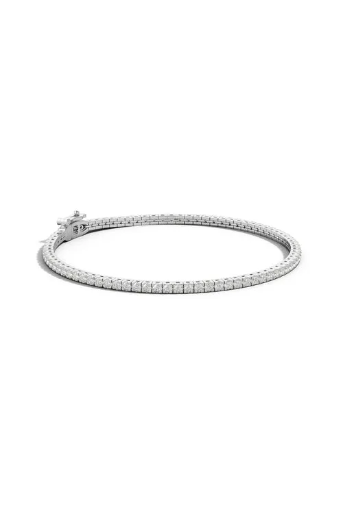 Shangri-La 14K Gold and Diamond Tennis Bracelet sold by Natori