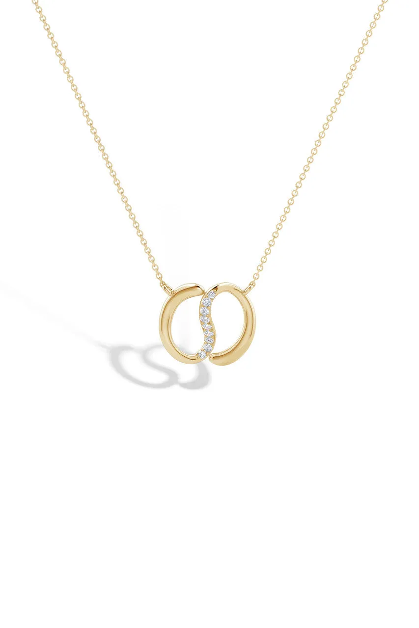 Shangri-La Yin-Yang 14K Gold and Diamond Chain Pendant Necklace sold by Natori product image thumbnail 3