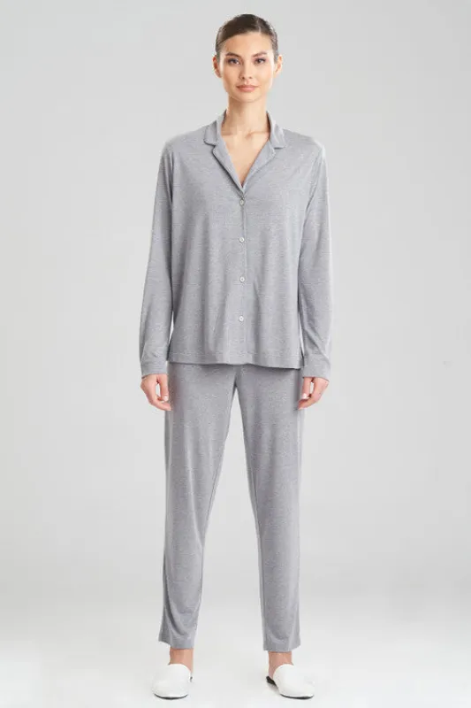 Shangri-La TENCEL™ Long Sleeve Notch PJ sold by Natori