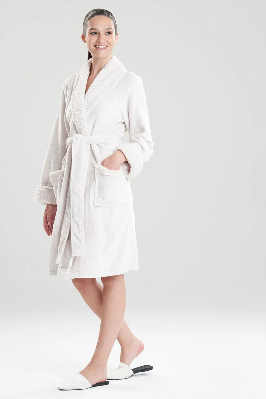 Plush Sherpa Cozy Robe sold by Natori