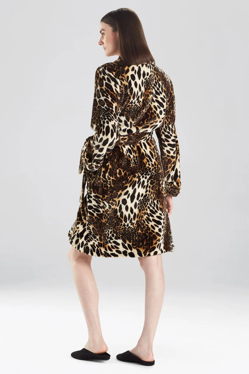 Plush Leopard Cozy Robe sold by Natori product image thumbnail 2