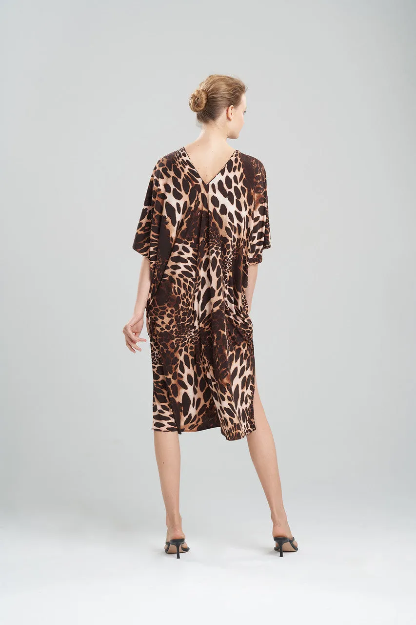 Leopard Jersey Caftan - natural sold by Natori product image thumbnail 2