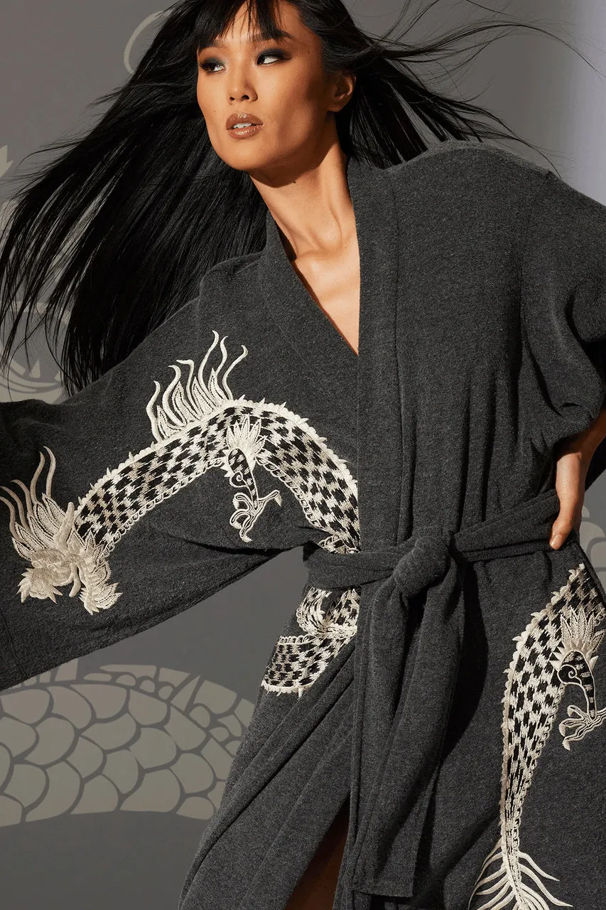 Kham Dragon Embroidered Robe sold by Natori product image thumbnail 2