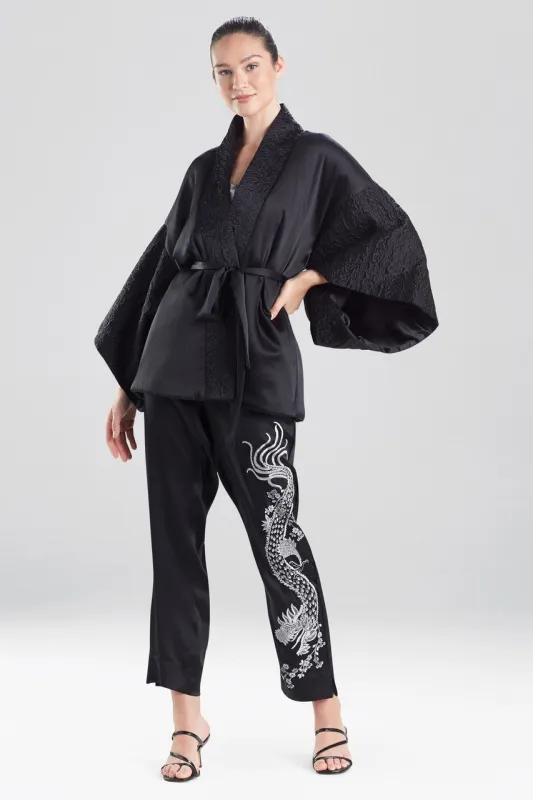 Chinoiserie Embroidery Silk Wrap sold by Natori