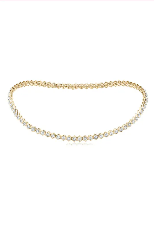 Indochine Diamond Tennis Choker Necklace sold by Natori
