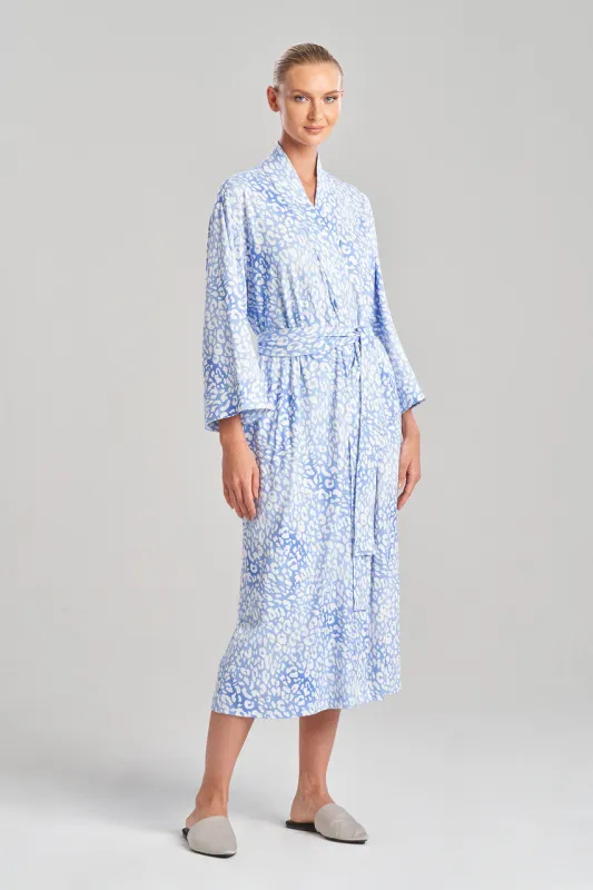 Misty Leopard Cozy Knit Robe sold by Natori