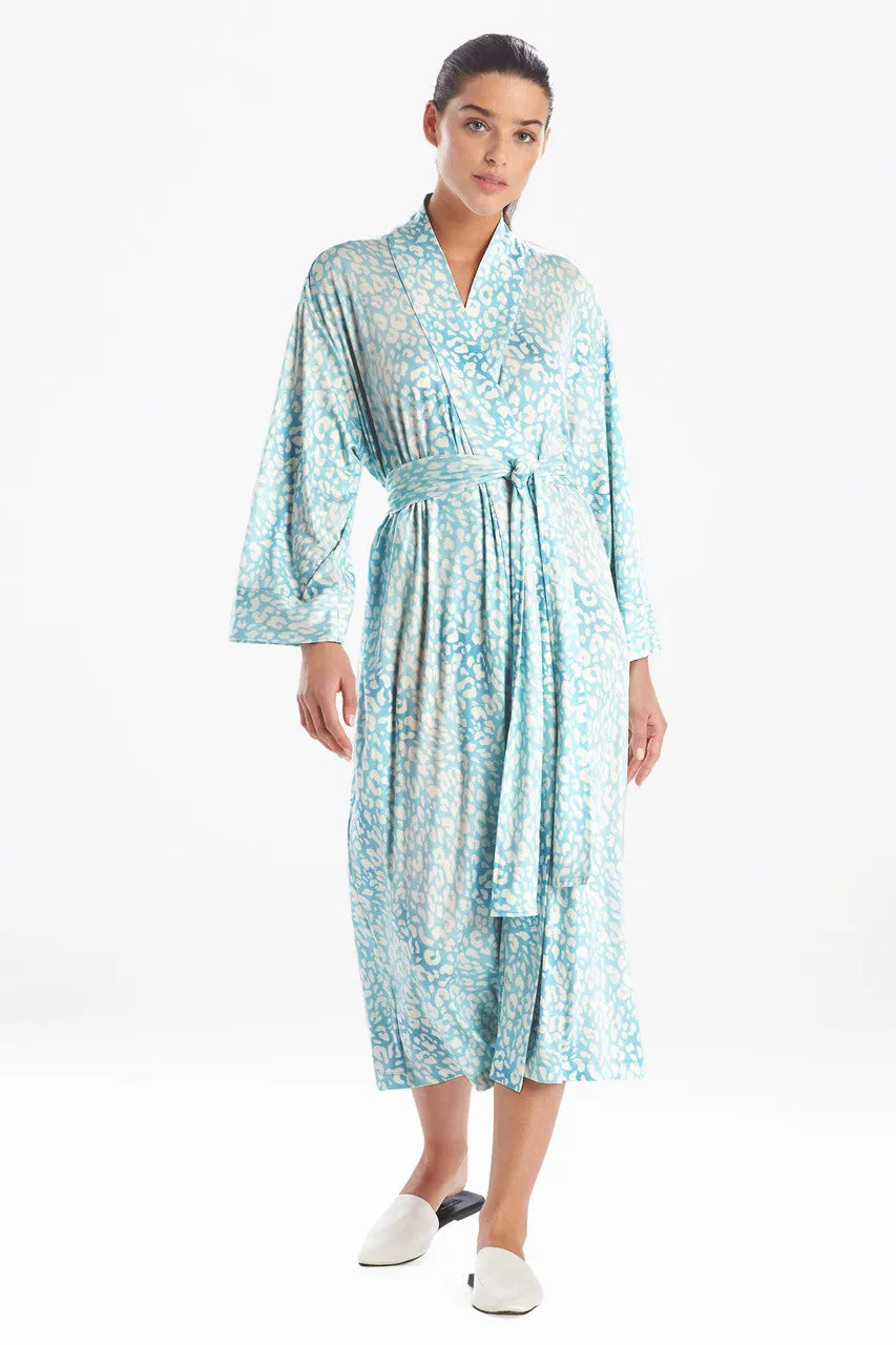 Misty Leopard Cozy Knit Robe sold by Natori