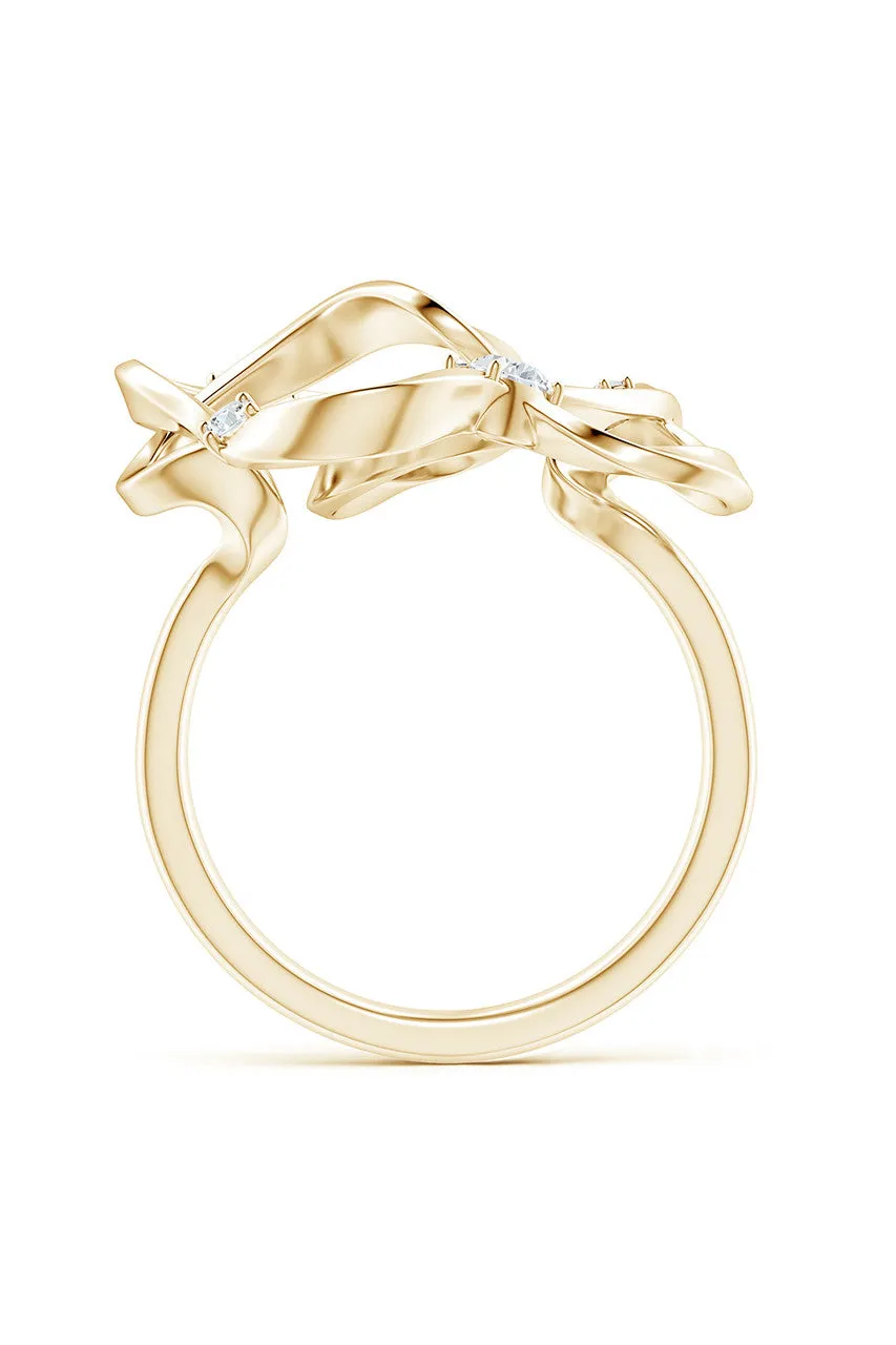 Sakura 14k Scattered Diamond Ring sold by Natori product image thumbnail 4