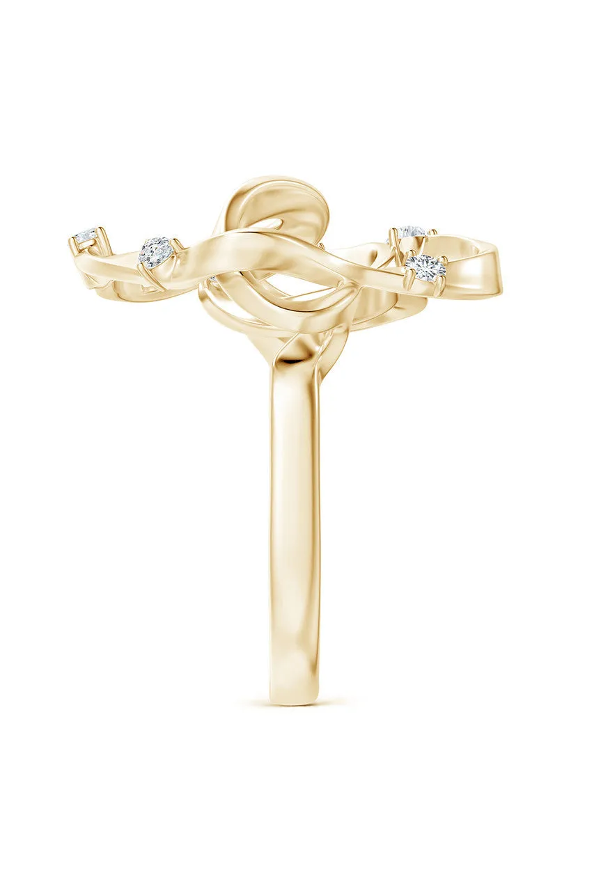 Sakura 14k Scattered Diamond Ring sold by Natori product image thumbnail 3