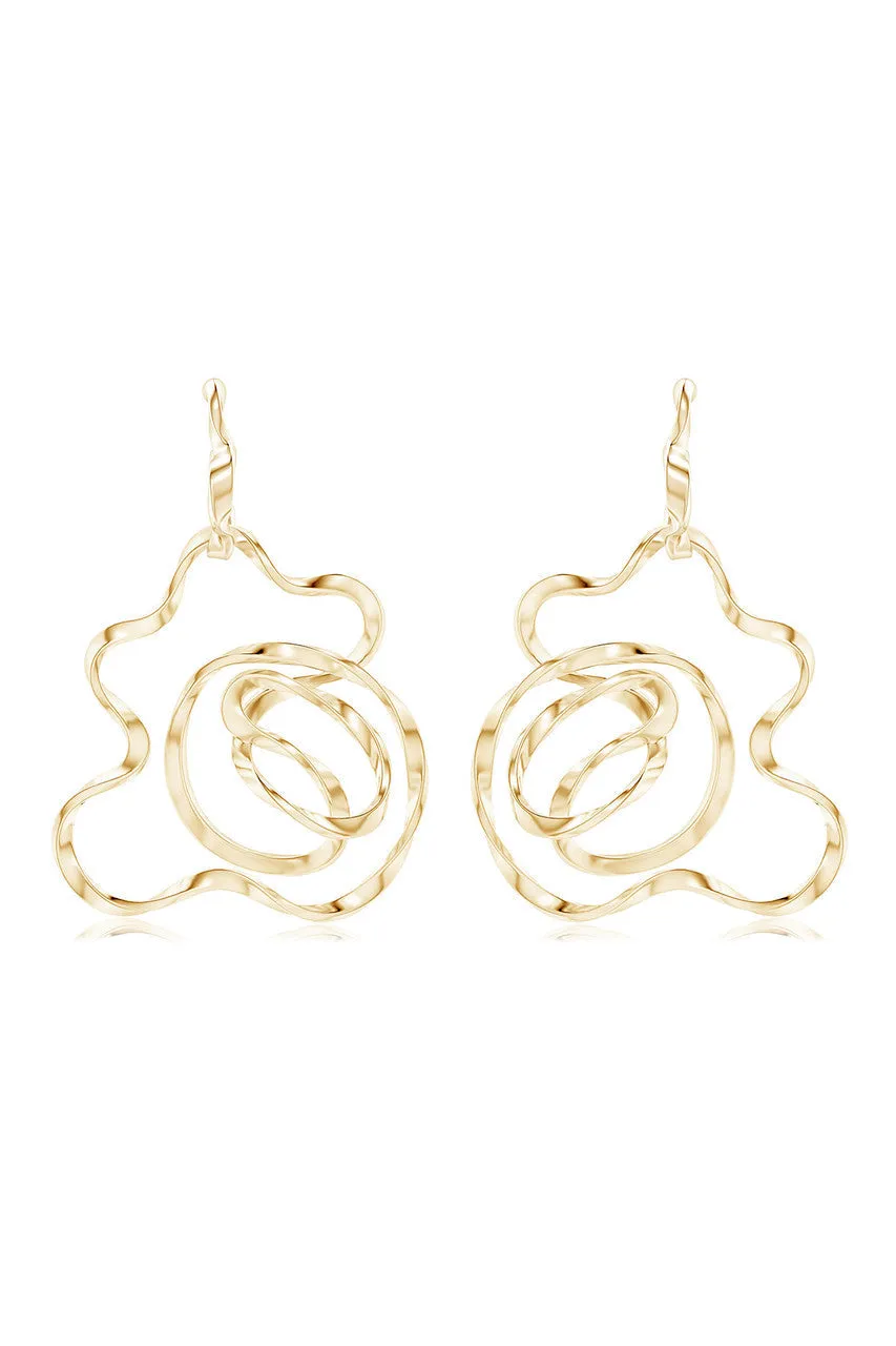 Sakura 14k Hoop Earrings sold by Natori product image thumbnail 3