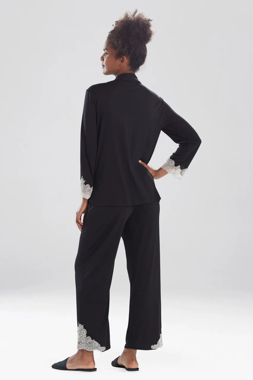 Luxe Shangri-La TENCEL™ Long Sleeve Notch PJ sold by Natori product image thumbnail 2