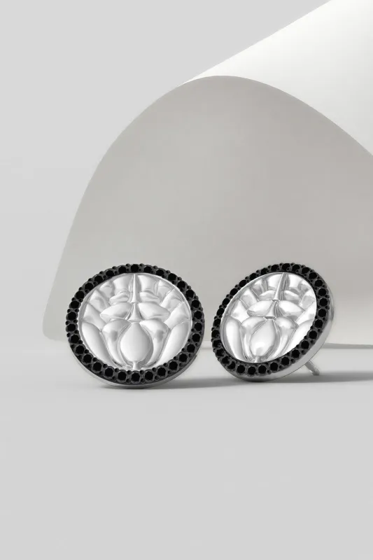 Kamon 14k Diamond Stud Earrings sold by Natori