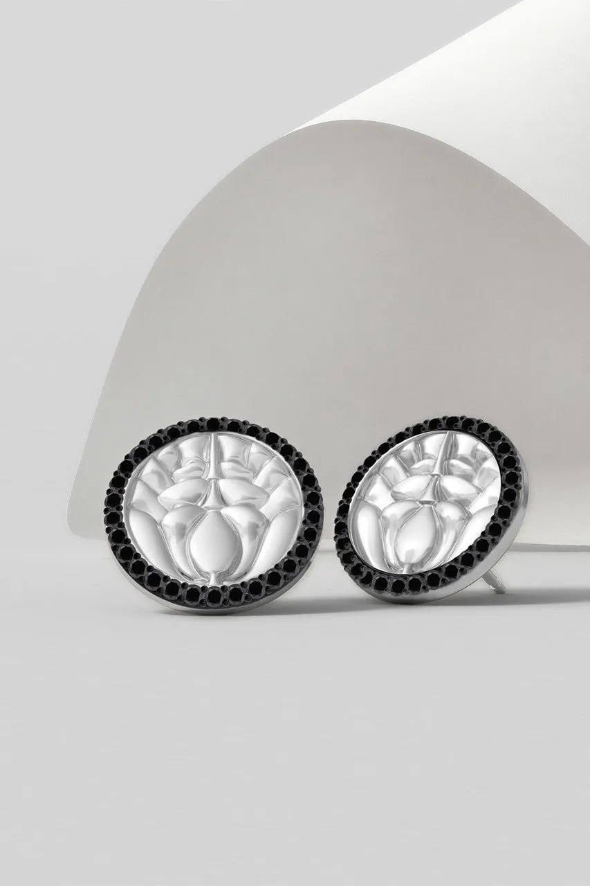 Kamon 14k Diamond Stud Earrings sold by Natori
