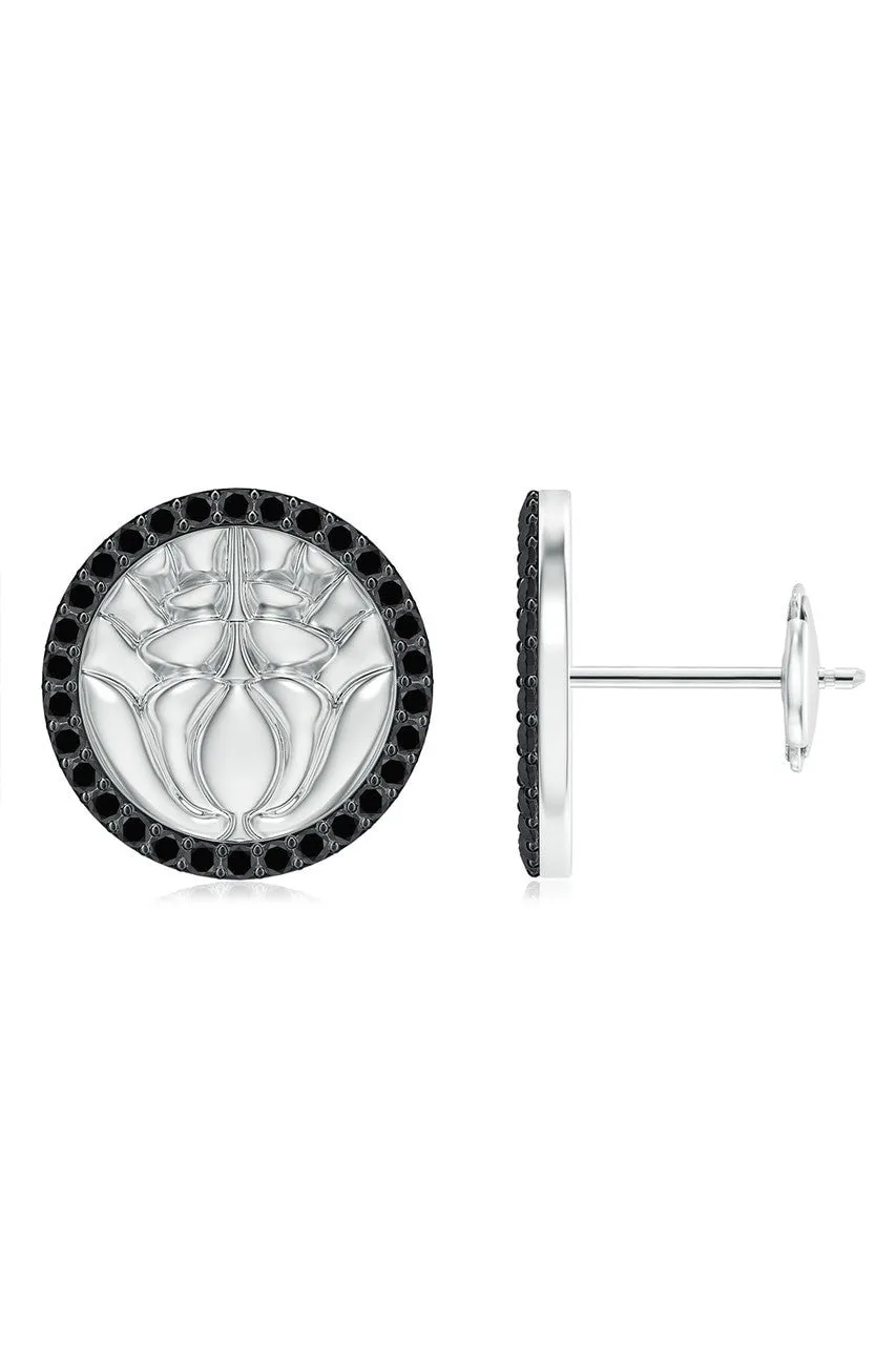 Kamon 14k Diamond Stud Earrings sold by Natori product image thumbnail 2