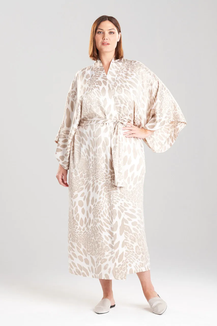 Luxe Leopard Robe sold by Natori product image thumbnail 3