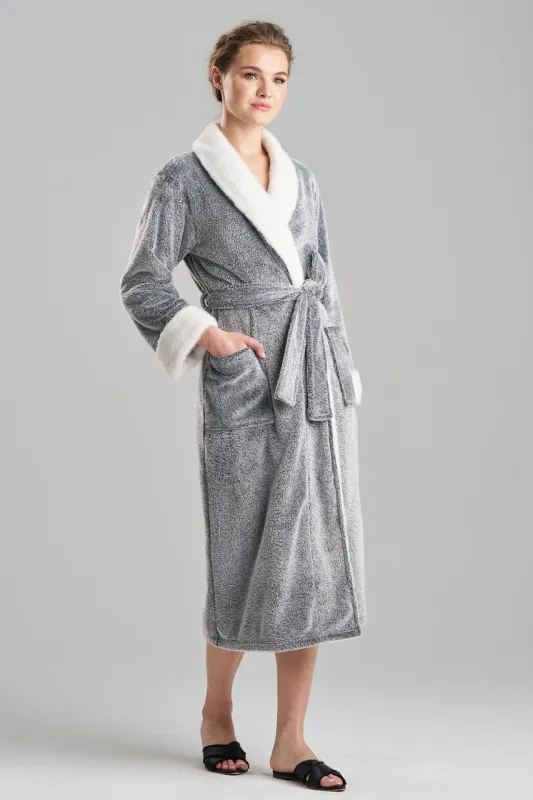 Frosted Cashmere Fleece Robe sold by Natori