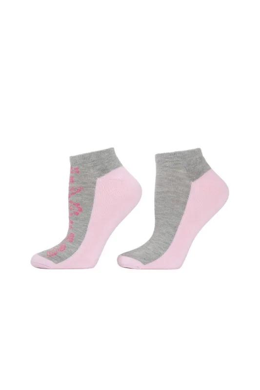 Floral Striped Socks - 2 Pair Pack sold by Natori