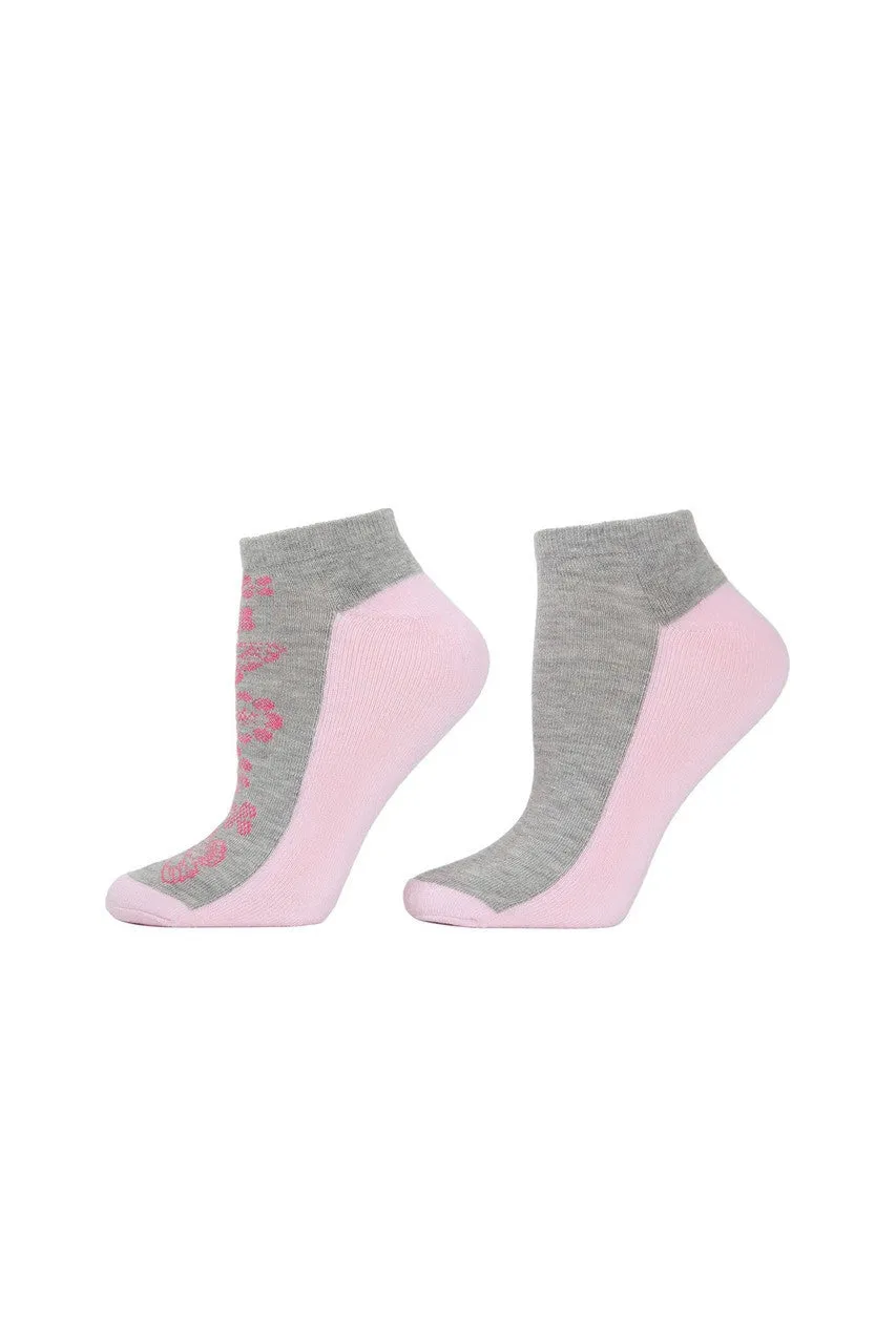 Floral Striped Socks - 2 Pair Pack sold by Natori