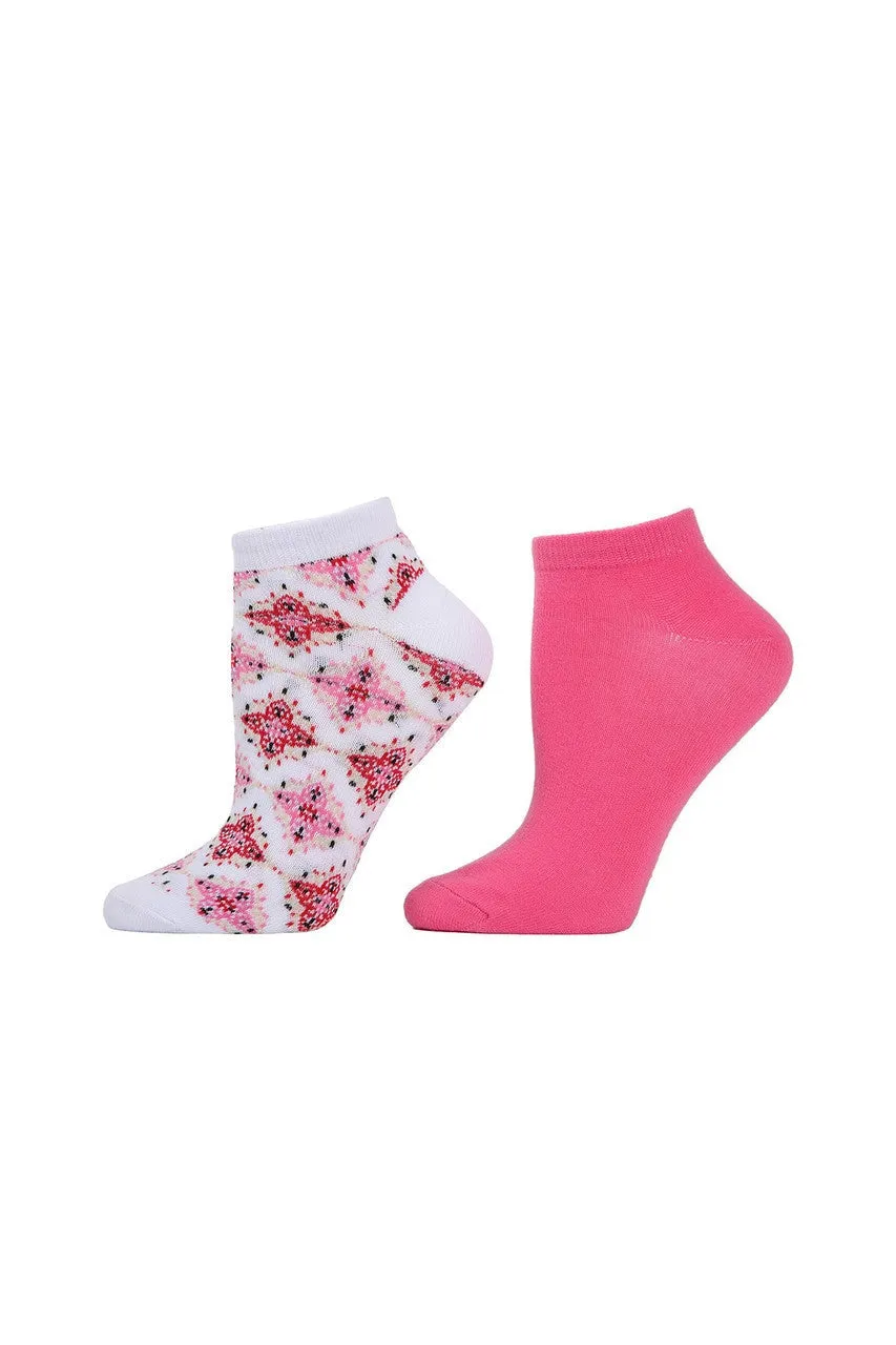 Diamond Socks - 2 Pair Pack sold by Natori
