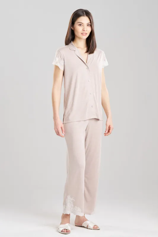 Luxe Shangri-La TENCELâ„¢ Notch PJ sold by Natori