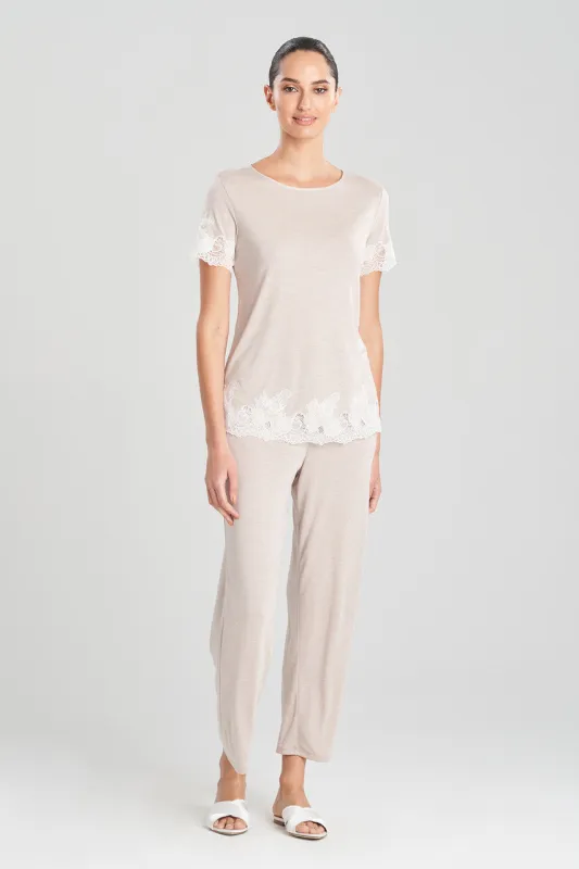 Luxe Shangri-La TENCEL™ Short Sleeve PJ Basics sold by Natori