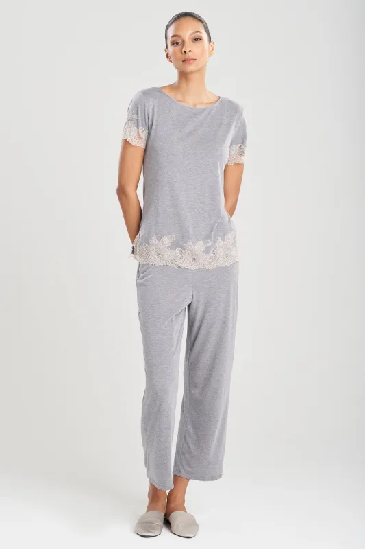 Luxe Shangri-La TENCEL™ Short Sleeve PJ Basics sold by Natori